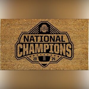 National Champions Doormat Ohio State University Championships 2024